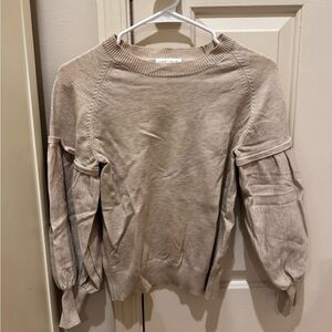 Vestique Taupe Cowl Neck Sweater